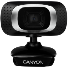 Camera Web Canyon CNE-CWC3, Full HD, Black/Silver