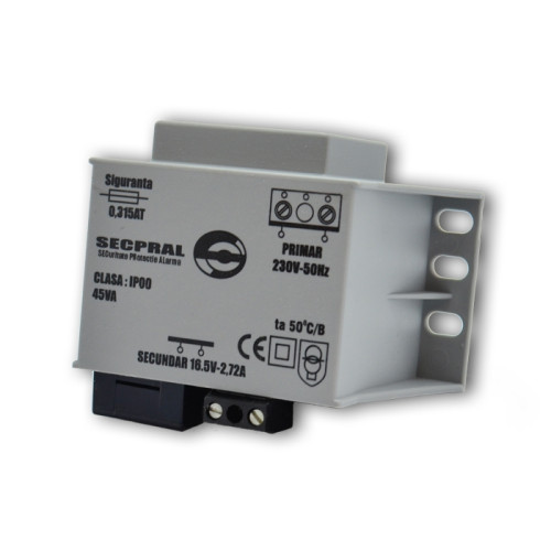 Transformator capsulat 45W, 16 V TC45/16