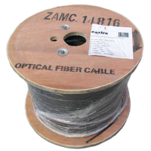 Cablu fibră optică NEXTRA FTTH DROP messinger 2 x SM G657A1 - cu șufă metalică FTTHDROP2XSM