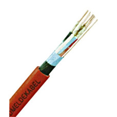 Cablu telec.ignif.fără hal. JE-H(ST)H 2x2x0,8 E60 rosu