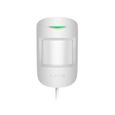 Detector cablat PIR + MW AJAX MOTIONPROTECT PLUS FIBRA (WHT)
