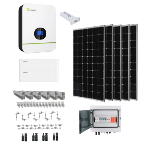 Kit complet invertor 5kW OFF GRID, cu baterii, 10 panouri + modul Wifi-F inclus KIT 5KW OFF GRID ARK2