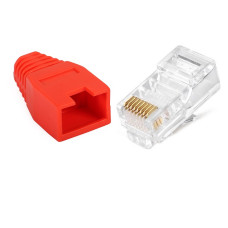 Mufă RJ45 CAT 5 + manson AM- RJ45C5