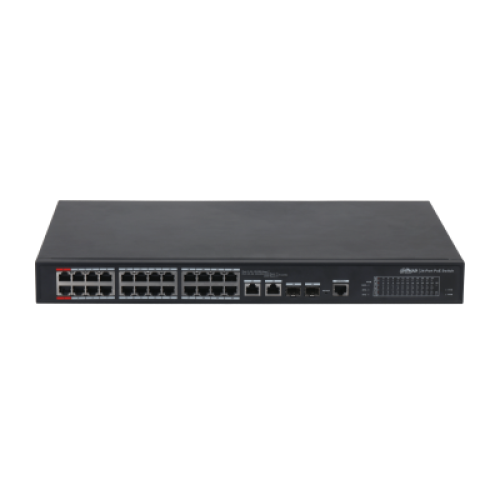 Switch 24 de porturi 100 Mbps + 2 porturi Gigabit Managed PoE PFS4226-24ET-360-V3