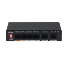 Switch 4 porturi Poe+ 2 porturi upload PFS3006-4ET-60-V2  