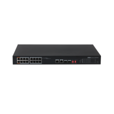 Switch fără management 16 porturi PoE și 2 port-uri Uplink PFS3218-16ET-135