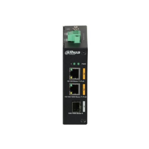 Switch PoE 2 porturi RJ45 + 1xSFP gigabit PFS3103-1GT1ET-60-V2