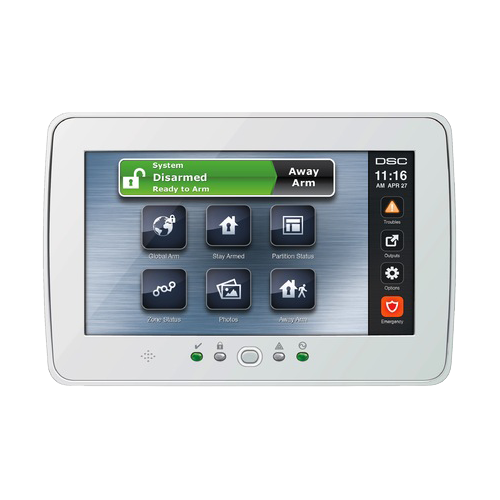 Tastatură touch screen, color, diagonala 7' TOUCH SCREEN 7''8 partitii