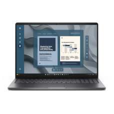 Laptop DELL PRO 16, 16", Non-Touch, FHD+ 1920 x 1200, 60Hz, IPS, Anti- Glare, 300 nit, 45% NTSC, FHD+IR Cam, Fingerprint Reader, Magnetite color, textured finish, AMD Ryzen(TM) 5 220 Processor (22 MB cache, 6 cores, 12 threads, up to 4.9 GHz), AMD Ra