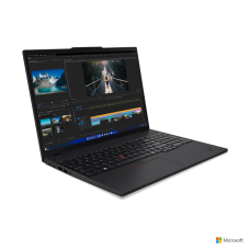 Laptop Lenovo ThinkPad T16 Gen 3; 16" WUXGA (1920x1200) IPS 400nits Anti-glare, 100% sRGB, Low Power; Intel® Core™ Ultra 5 125U, 12C (2P + 8E + 2LPE) / 14T, Max Turbo up to 4.3GHz, 12MB; Video Integrated Intel® Graphics; RAM 1x 16GB SO-DIMM DDR5-5600