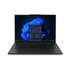 Laptop ThinkPad T16 Gen 4 (Intel); 16" WUXGA (1920x1200) IPS 500nits Anti-glare, 100% sRGB, Low Power; Intel® Core Ultra 7 255U, 12C (2P + 8E + 2LPE) / 14T, Max Turbo up to 5.2GHz, 12MB; Video Integrated Intel® Graphics; RAM 2x 16GB SODIMM DDR5-5600;
