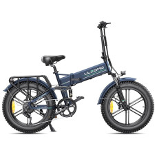 Bicicleta electrica pliabila Ulzomo Dunes 20 E-bike, 750W, 48V 16Ah, autonomie 120km, viteza maxima 40km/h, Blue, 20''