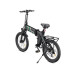 Bicicleta electrica pliabila Ulzomo Ridge 20 E-bike, 250W, 36V 15.6Ah, autonomie 60km, viteza maxima 25km/h, Black, 20''