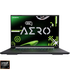 Laptop Gaming GIGABYTE AERO X16 1VH (Procesor AMD Ryzen™ AI 7 350 (16M Cache, frecventa turbo max pana la 5.0 GHz), display 16" WQXGA , rezolutie 2560x1600, 165Hz, 16GB DDR5, 1TB SSD, NVIDIA GeForce RTX 5060 @8GB, Win 11 Home, Negru/Alb