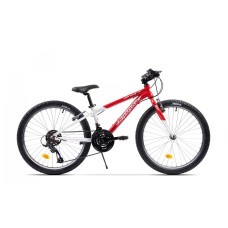 BICICLETA PEGAS MINI DRUMET 24'' ROSU ALB