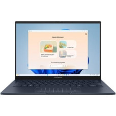 Laptop Asus Zenbook 14, UX3405CA-PP310X, 14.0-inch, 3K (2880 x 1800)OLED16:10 aspect ratio, Intel® Core™ Ultra 9 Processor 285H (24M Cache,up to5.40 GHz), 16GB LPDDR5X on board, 1TB M.2 NVMe™ PCIe® 4.0 SSD ,120Hzrefresh rate, 400nits, Glossy display, FHD 