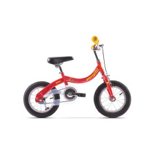 BICICLETA PEGAS SOIM 2IN1,ANGRENAJ DETASABIL, CADRU OTEL, MARIME CADRU 7.2 INCH, 1 VITEZA, ROTI 12 INCH, ROSU