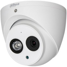 Camera de supraveghere Dahua HAC-HDW1200EMP-A, HD-CVI, Dome, 2MP 1080p, CMOS 1/2.7'', 2.8mm, 1 LED Array, IR 50m, IP67, Microfon, Carcasa metal