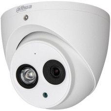 Camera de supraveghere Dahua HAC-HDW1200EM-A, HD-CVI, Dome, 2MP 1080P, CMOS 1/2.7'', 2.8 mm, 1 LED Array, IR 50m, IP67, Microfon, Carcasa metal