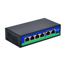 Switch BestNPS NPS0420FL, 4+2 porturi 10/100Mbps, PoE , 78W