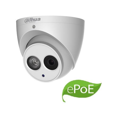 Camera de supraveghere Dahua IPC-HDW4231EM-ASE-0360B, Dome Eyeball IP, 2MP, 1/2.8 STARVIS CMOS, H.265, 50/60fps@1080P, 3.6mm, IR50m, WDR(120dB), ICR, Built-in Mic.,WDR(120dB), microSD 128GB, PoE, IP67