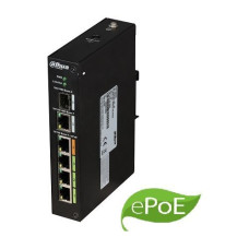 Switch Dahua PFL2106-4ET-96 4 porturi 1x 100/1000 Base-X1x 10/100/1000 Base-T4x 10/100 Base-T(PoE power supply)