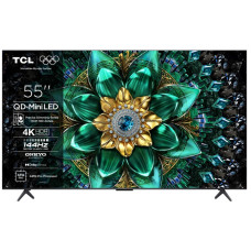 Televizor TCL Mini LED 55Q6C, 138 cm, Smart Google TV, 4K Ultra HD, (Model 2025)