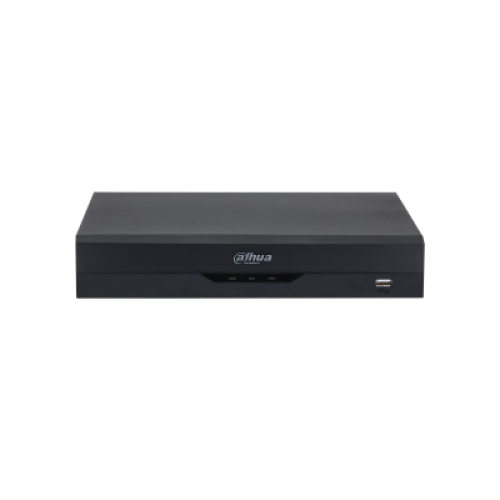 DVR Dahua WizSense Pentabrid HDCVI/AHD/TVI/CVBS/IP, 8 canale, H.265+, 8+8 IP max. 8MP, 128Mbps, 1xHDD, Protectie Perimetrala,, SMD Plus