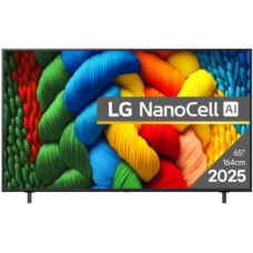 Televizor LG NanoCell 65NANO80A3B, 164 cm, Smart, 4K Ultra HD, Clasa F (Model 2025)