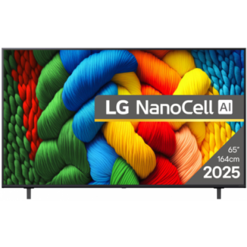 Televizor LG NanoCell 65NANO80A3B, 164 cm, Smart, 4K Ultra HD, Clasa F (Model 2025)