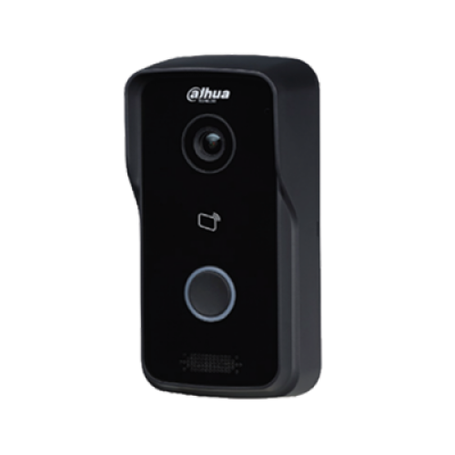 Videointerfon de exterior wireless Dahua DHI-VTO2111D-W, 1 MP, Mifare, aparent